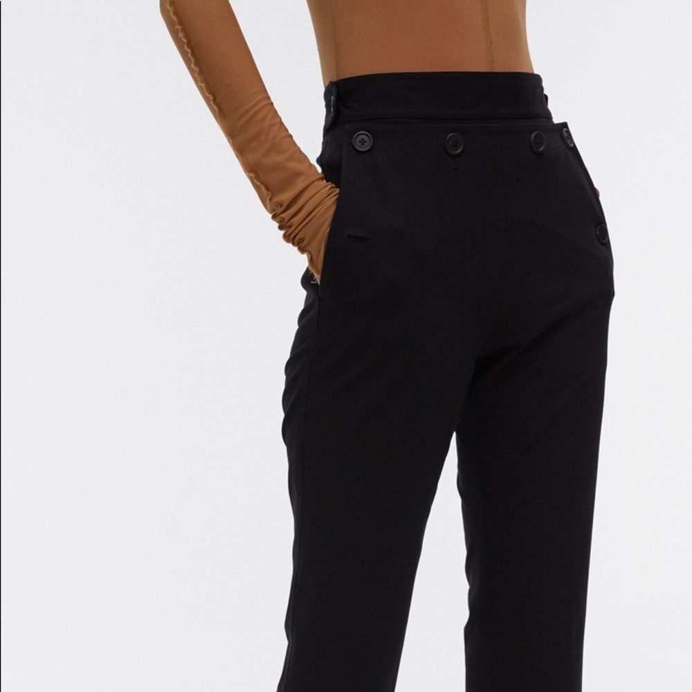 Helmut Lang Black Ankle Pants
